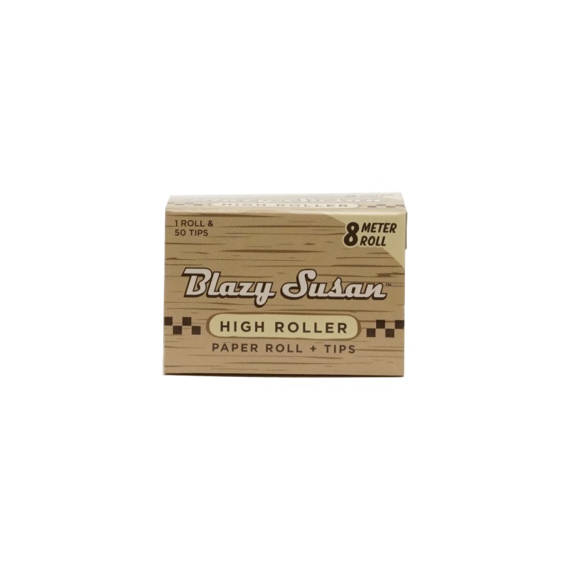 Blazy Susan Unbleached High Roller Kit Display Box 16ct, thc, , dry